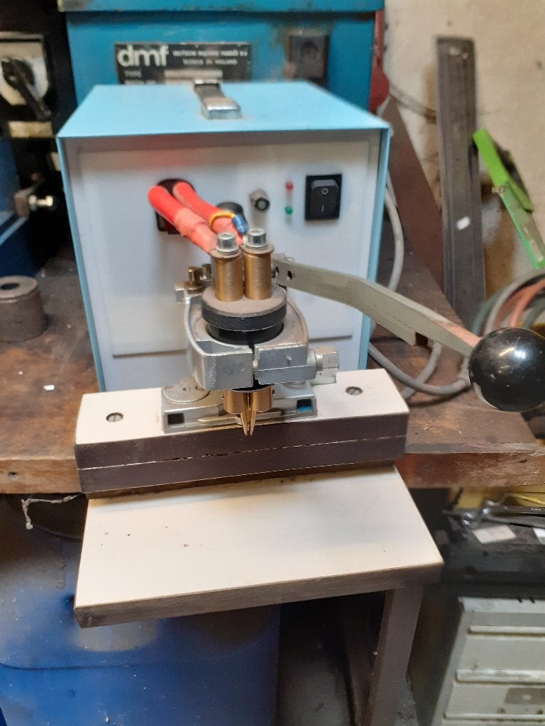 Puntlasmachine voor accucellen, Ophalen, Gebruikt