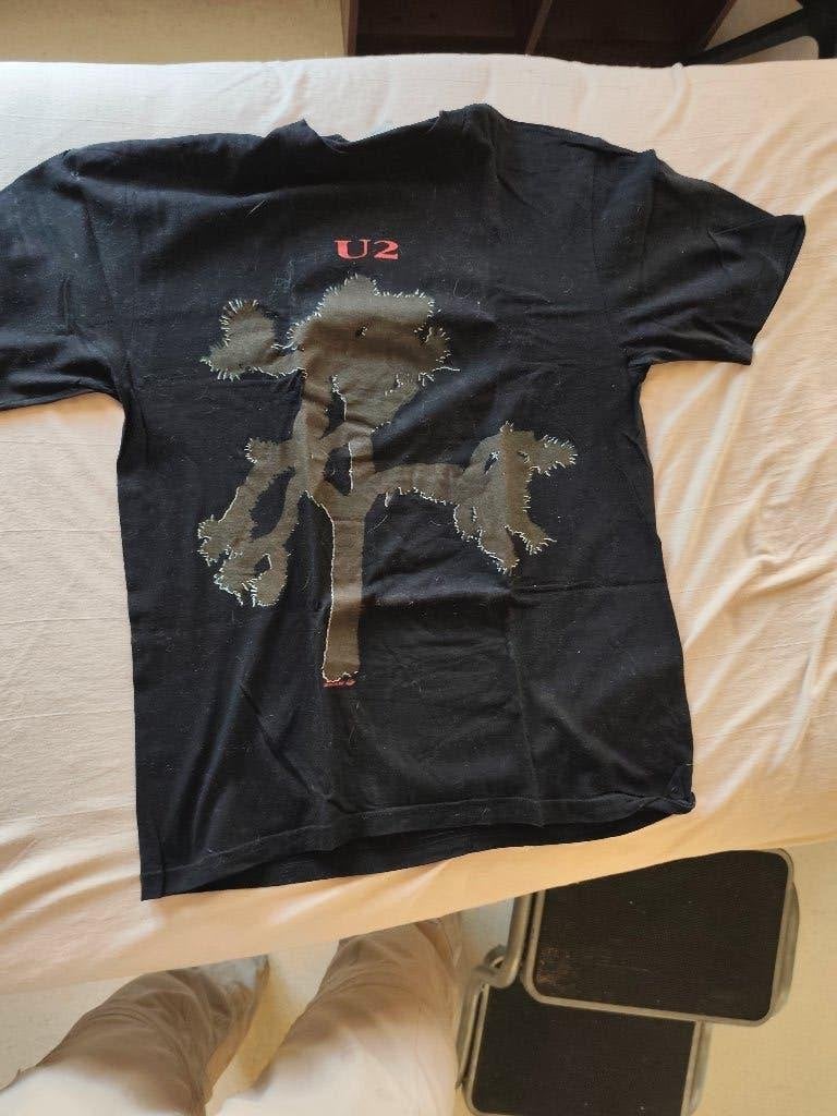 T-Shirt U2 Joshua Tree uit 1987, Kleding | Heren, Maat 52/54 (L), Onbekend, Zwart, Ophalen of Verzenden