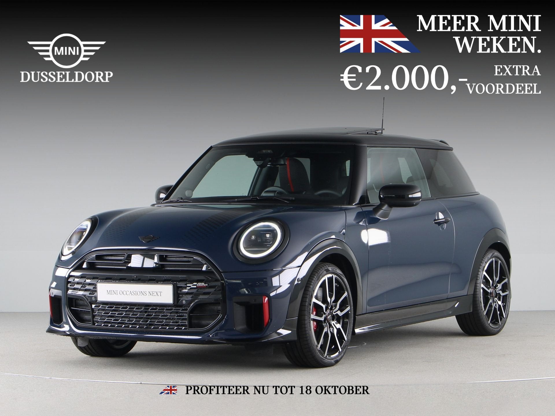 MINI Cooper John Cooper Works Pakket XL (bj 2026, automaat), 1998 cc, 4 cilinders, Met garantie (alle), Bedrijf