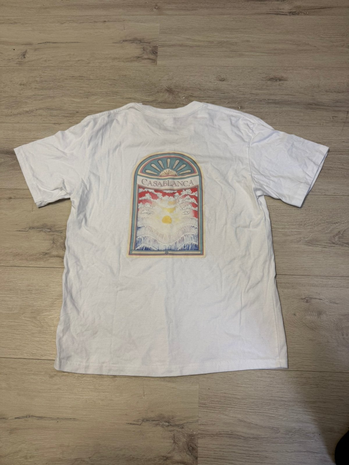 Casablanca t-shirt, Ophalen of Verzenden, Zo goed als nieuw, Maat 48/50 (M), Wit