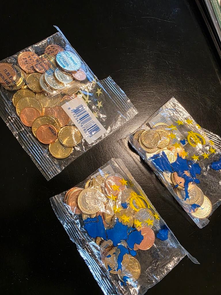 Pakketjes euro's, Ophalen of Verzenden, Koningin Beatrix, Euro's