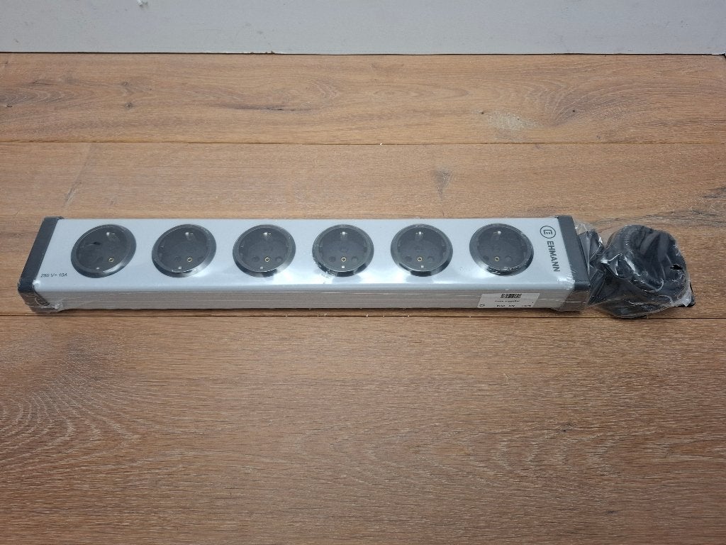 Stekkerdoos 6-Voudig - Ehmann/Vario Linea - NIEUW, Verzenden, Nieuw, Overige merken, Stekkerdoos