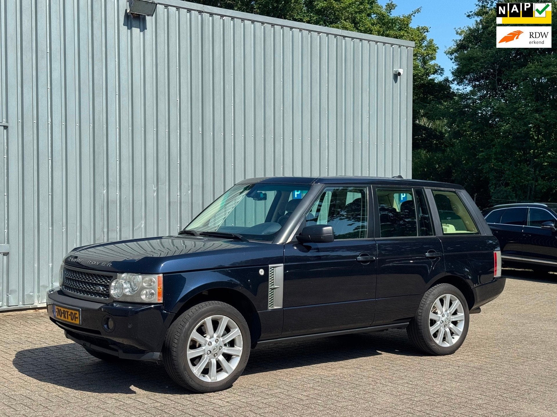 Land Rover Range Rover 4.2 V8 Supercharged - Blauw op Blauw!, 4197 cc, Gebruikt, 8 cilinders, Blauw
