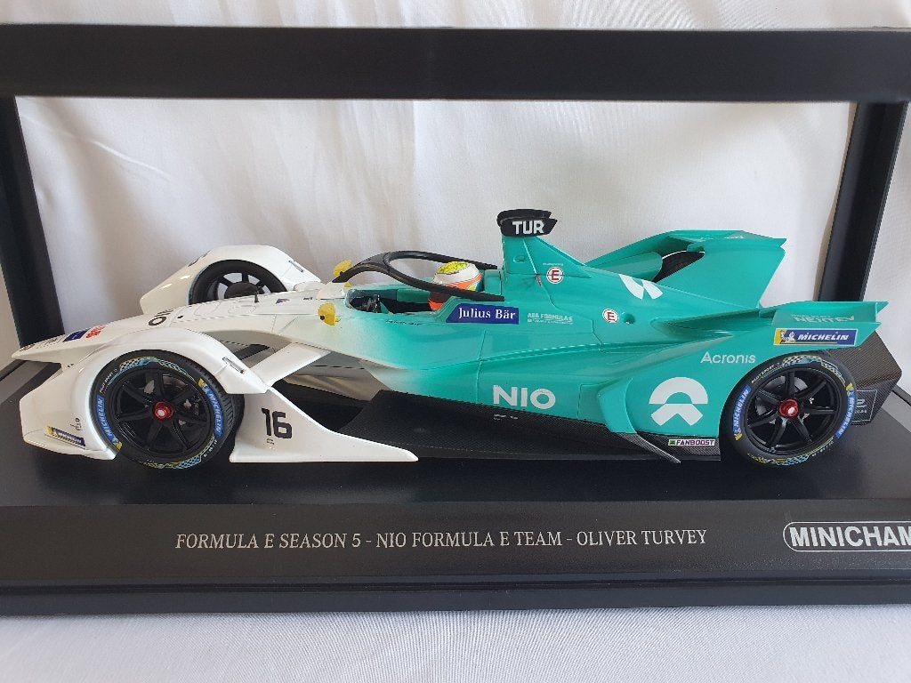Oiliver Turvey NIO Sport 004 FE 2018/2019 1:18 Minichamps, Ophalen of Verzenden, Nieuw, Auto, MiniChamps