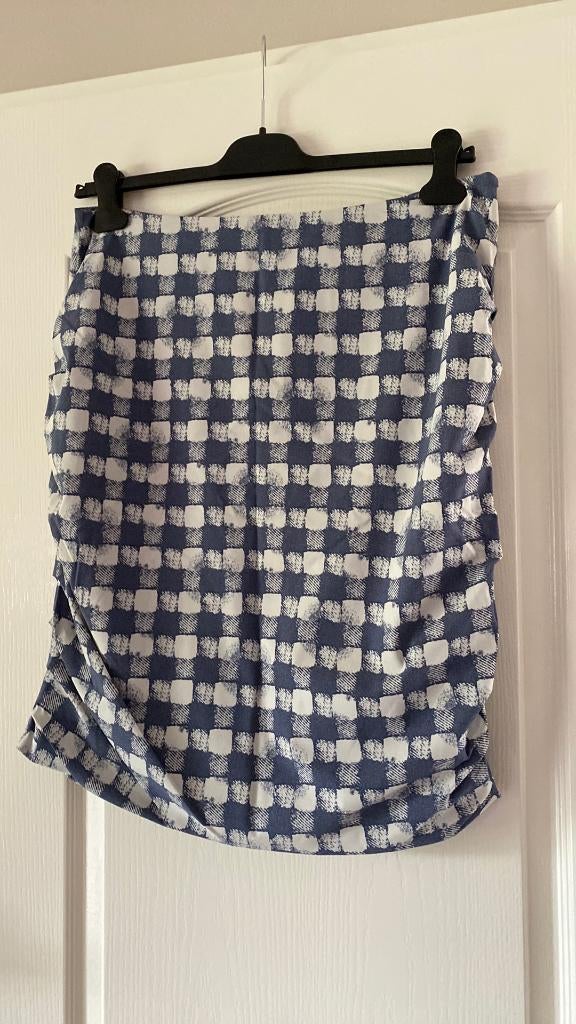 Rok Maat 42 Purdey Blauw geruit, Kleding | Dames, Rokken, Blauw, Maat 42/44 (L), Ophalen of Verzenden, Zo goed als nieuw