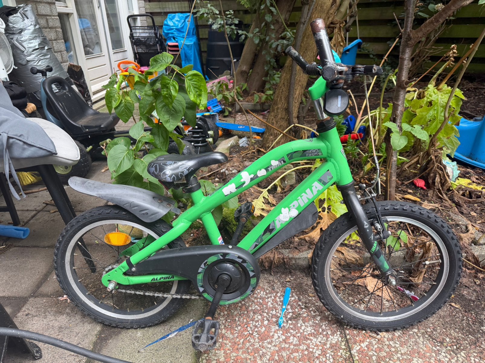 Alpina fiets 16 inch, Ophalen of Verzenden, Zo goed als nieuw, Staal, 16 tot 20 inch