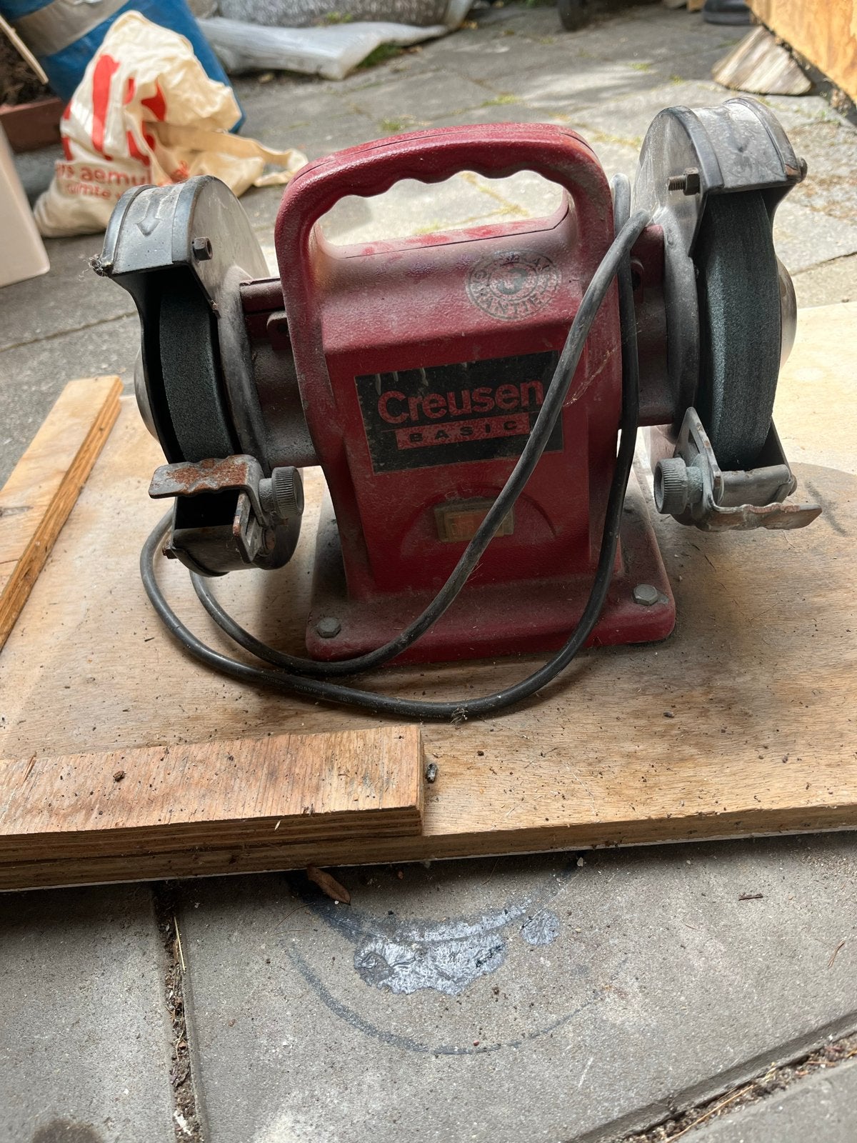 Creusen BASIC Beitelslijper - Gebruikt, Ophalen of Verzenden, Gebruikt, Minder dan 700 watt, Werkbankslijpmachine