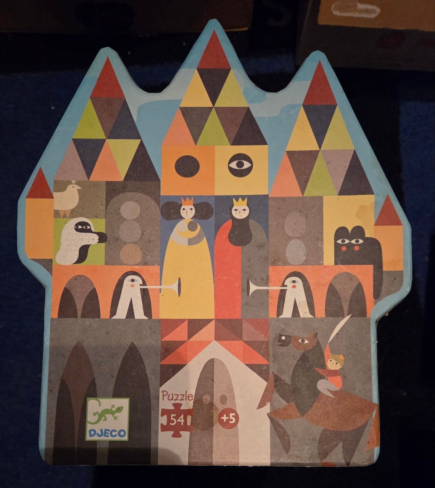 Djeco Het Fantastische Kasteel Puzzel 54 stukjes: € 11,50 !!, Ophalen of Verzenden, Meer dan 50 stukjes, Zo goed als nieuw, 6 jaar of ouder
