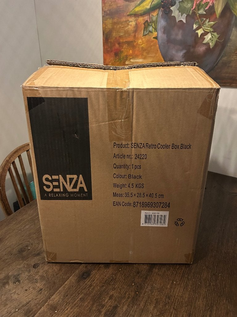 Senza Retro Koelbox Zwart - Nieuw in Doos, Ophalen, Nieuw, Koelbox, Koelelement