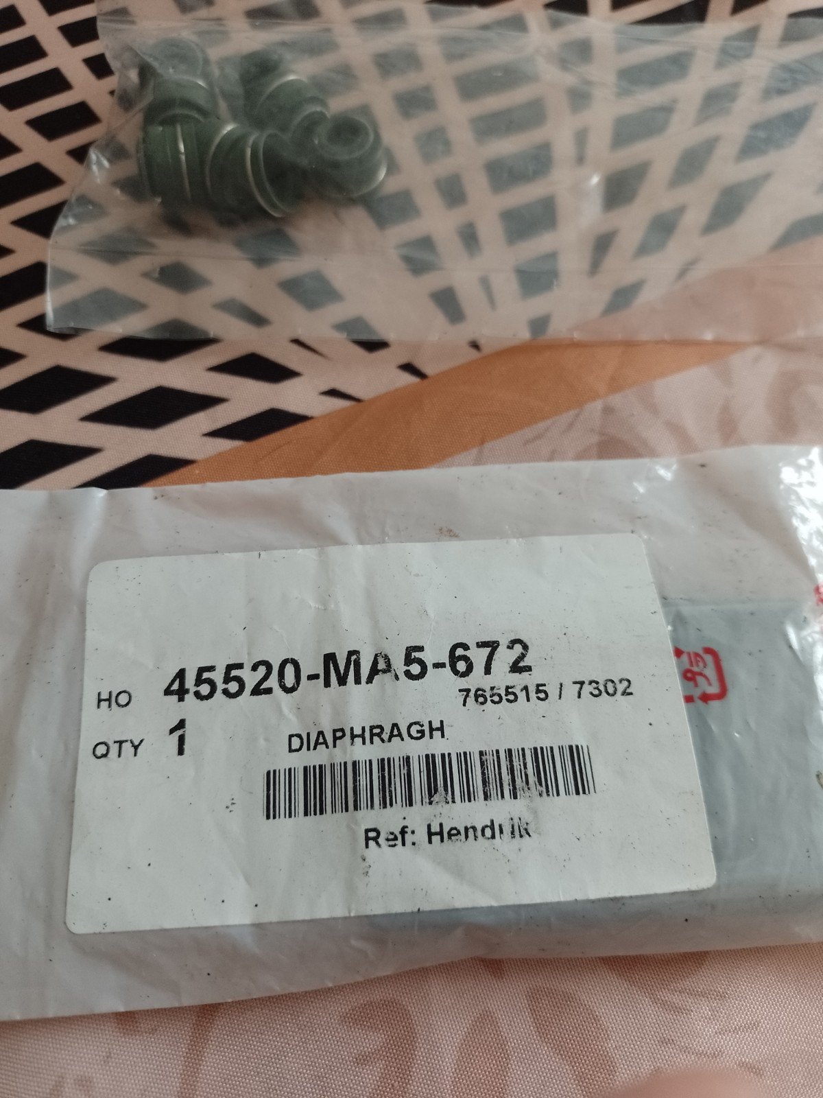 Honda Diaphragma 45520-MA5-672 - Nieuw, Ophalen of Verzenden