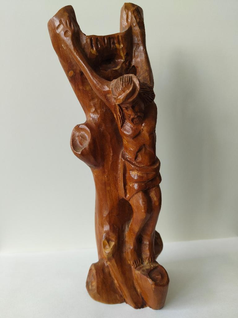 Religieuze houten beeld Jezus, Ophalen of Verzenden