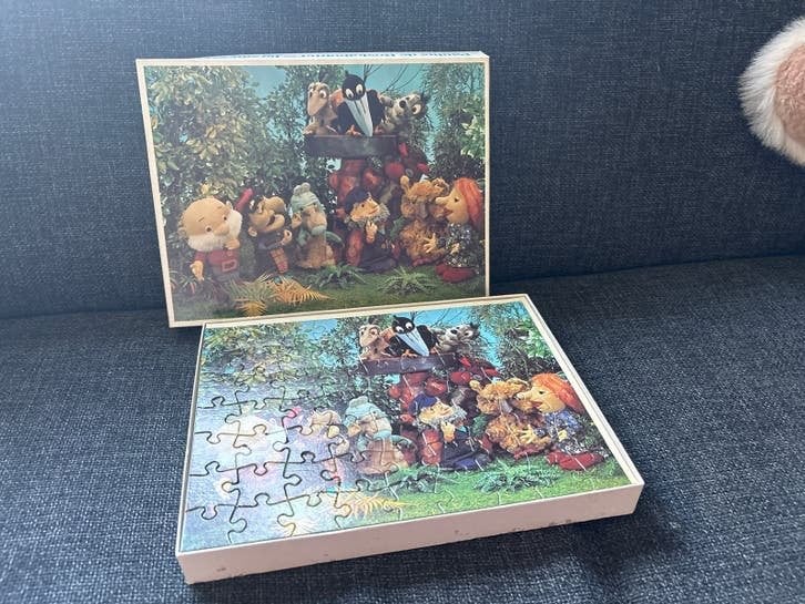 Paulus de Boskabouter legpuzzel 63 stukjes, Ophalen, 10 tot 50 stukjes, Gebruikt, 4 tot 6 jaar