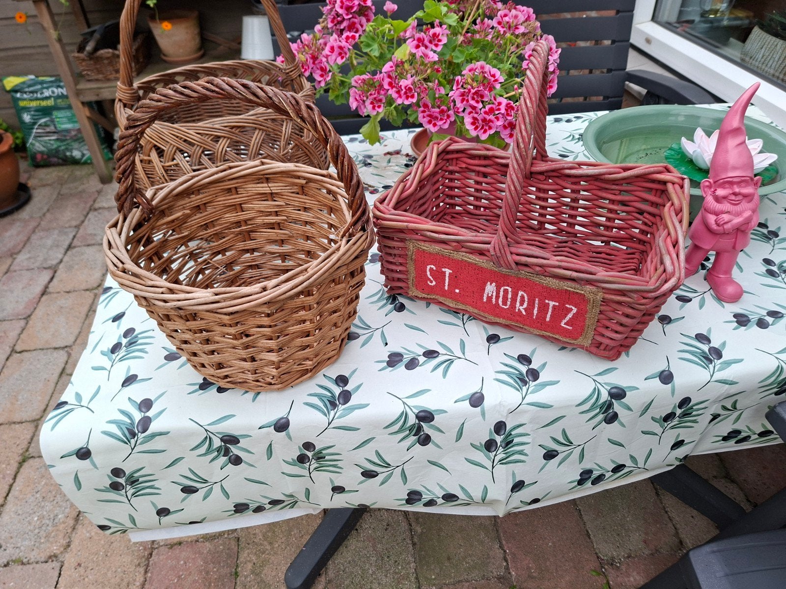 3 Manden, Huis en Inrichting, Ophalen, Rond, Riet