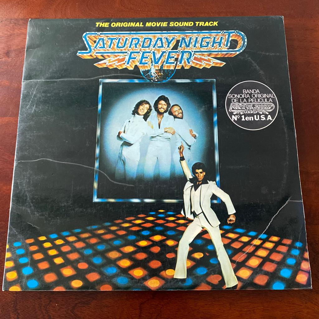 Saturday Night Fever Soundtrack Dubbel LP (1977), Cd's en Dvd's, Vinyl | Filmmuziek en Soundtracks, Gebruikt, Ophalen of Verzenden