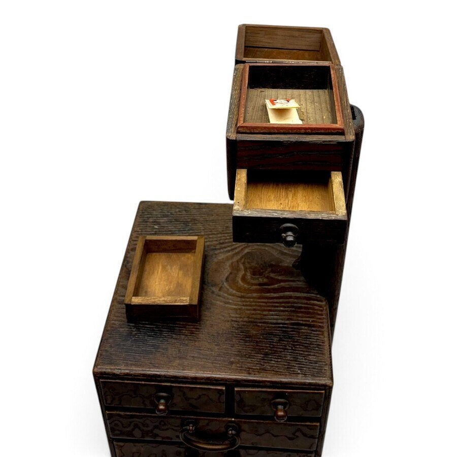 Japanse naaidoos (hari-bako) Meiji-/Taishō-periode, ca. 1900, China, Ophalen of Verzenden, Overige typen, Hout