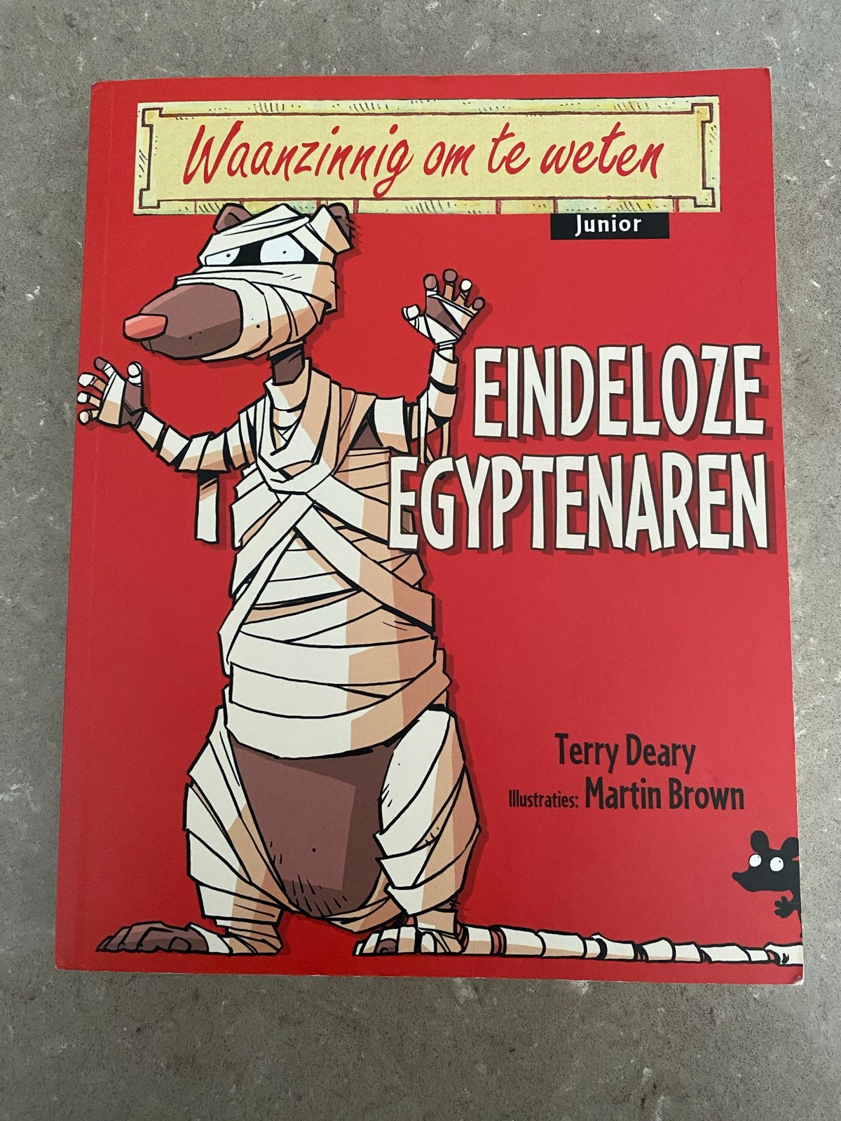 Waanzinnig om te weten Junior: Eindeloze Egyptenaren, Ophalen of Verzenden, Zo goed als nieuw, Non-fictie