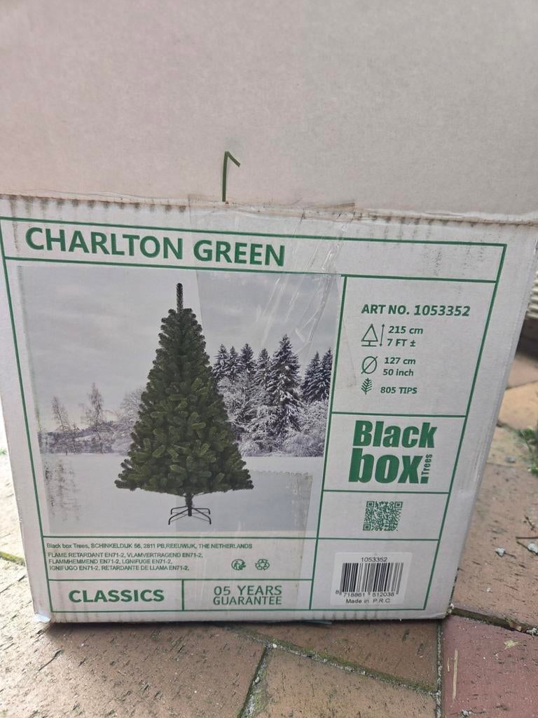 Kunstkerstboom zo goed als nieuw, Ophalen