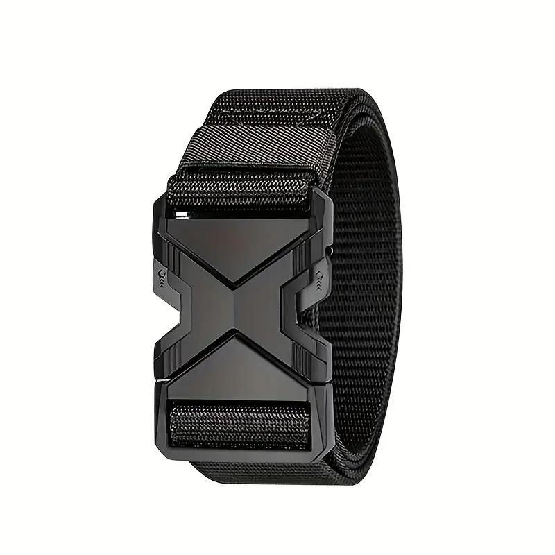 Hele gave riem unisex m/Snel unlock-/releasesysteem, Verzenden, Nieuw, Zwart, 115 cm of meer