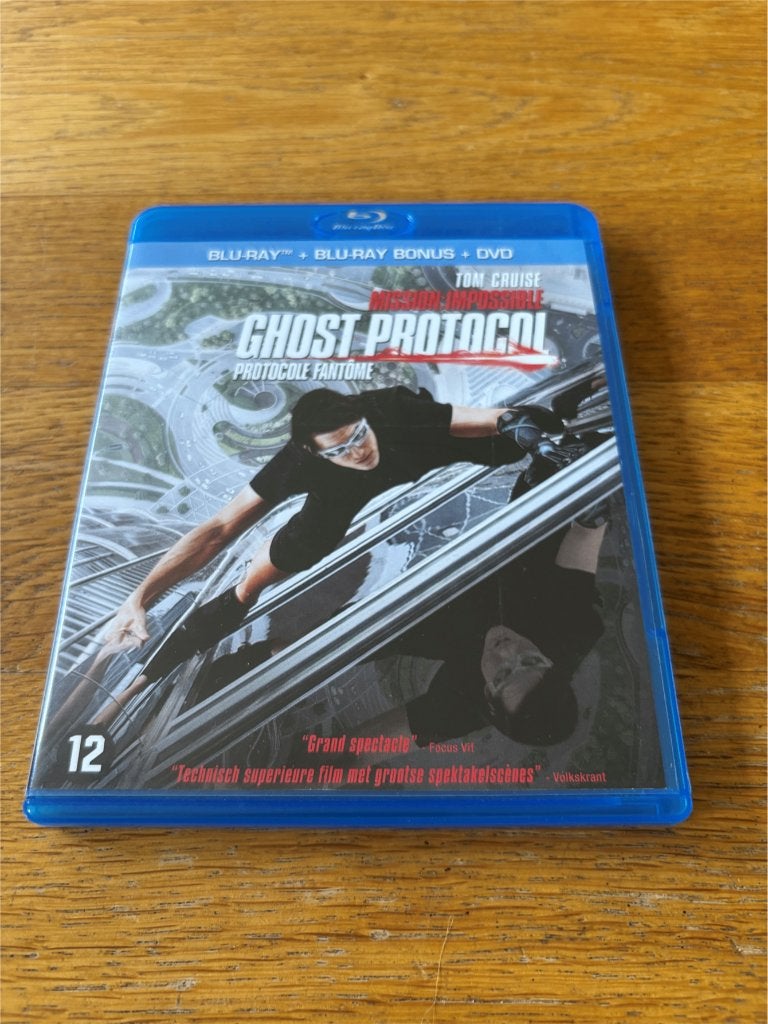 Blu-ray's + Dvd Mission Impossible 4 - Ghost Protocol, Nederlands, Film, Actie, Ophalen of Verzenden