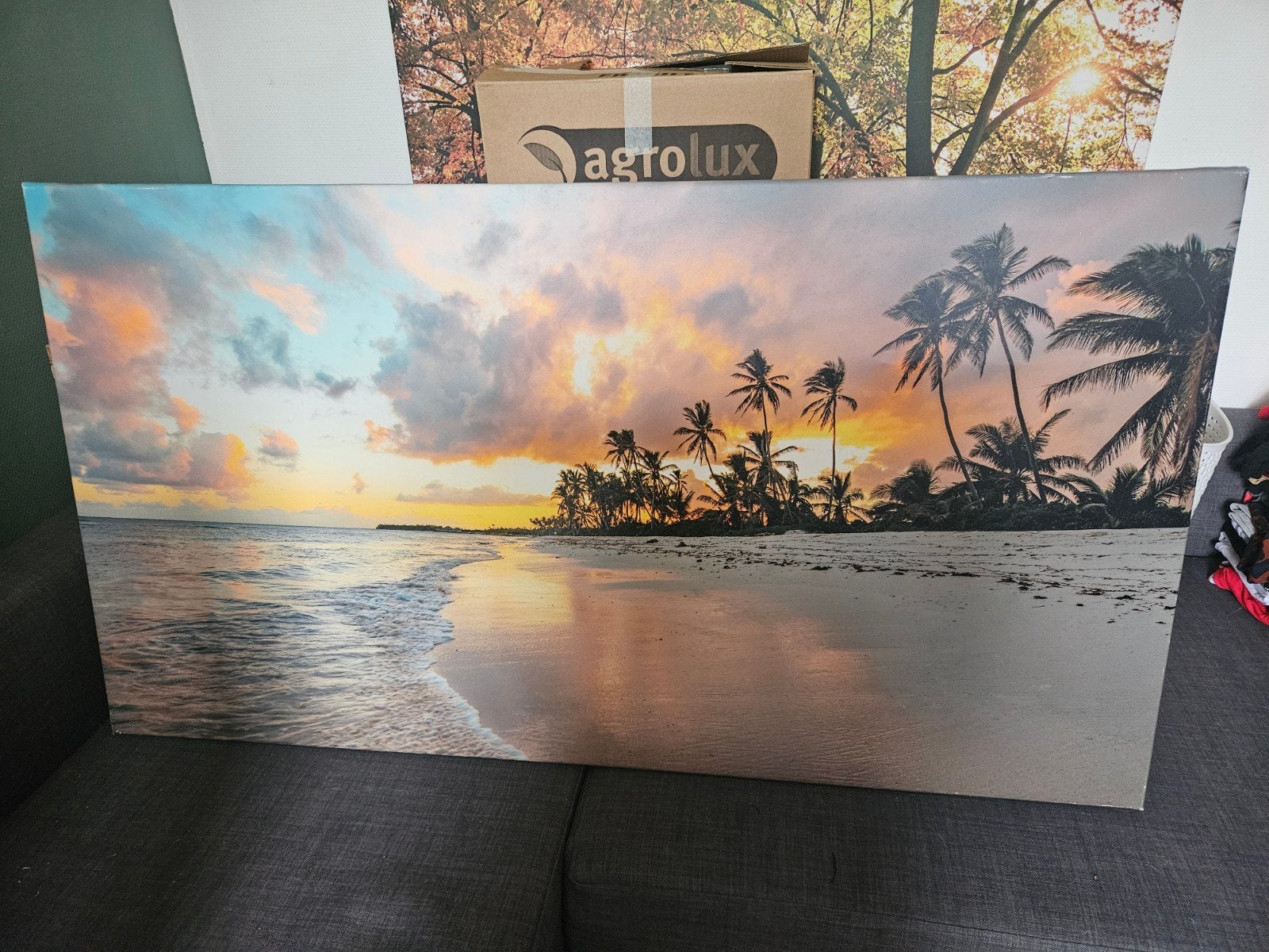 canvasdoek voor buiten, Ophalen
