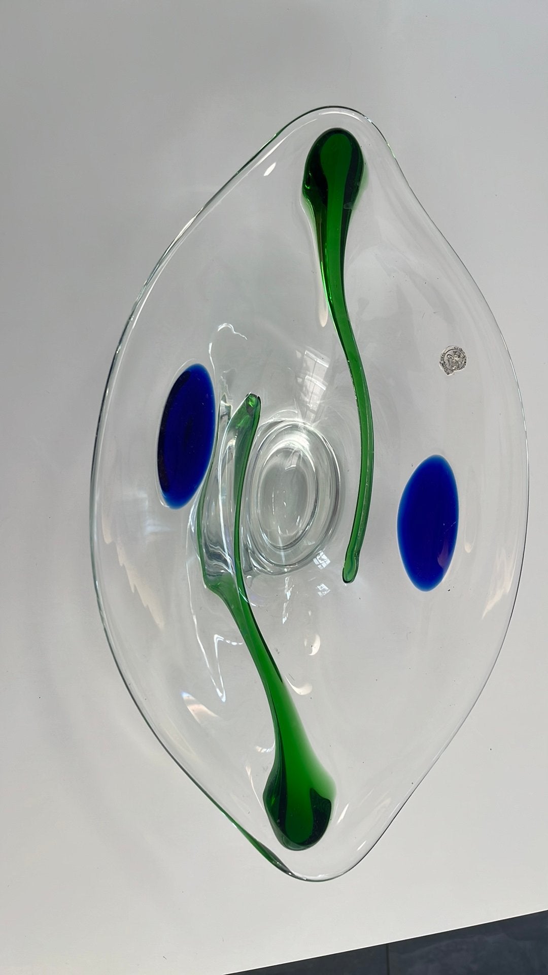 Schaal glaswerk uit Tjechië, Ophalen