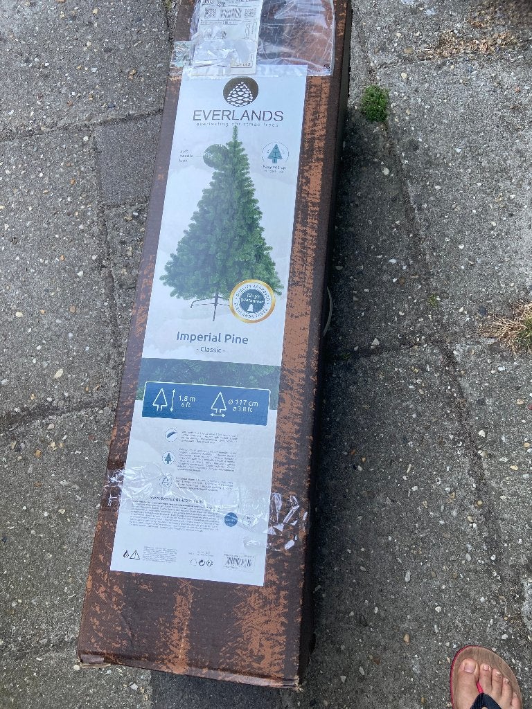 Christmas Thee Everlands, 1.8m x 117cm, classic, green, Ophalen