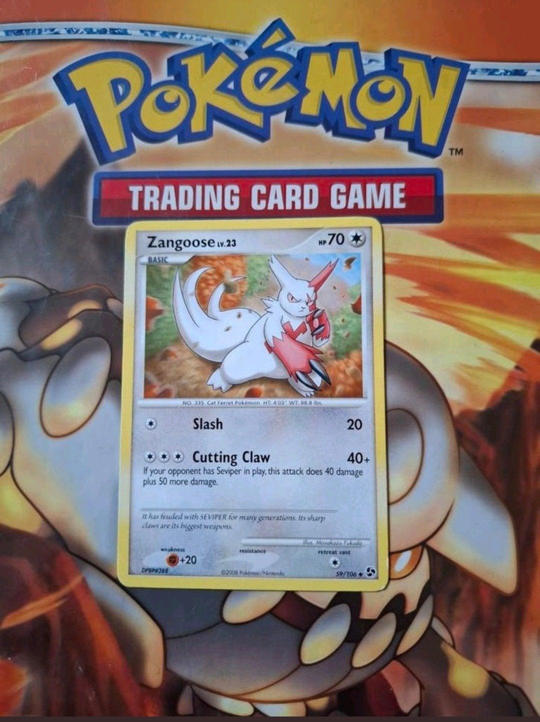 Zangoose 59/106 Diamond&Pearl Great Encounters pokemon kaart, Hobby en Vrije tijd, Verzamelkaartspellen | Pokémon, Ophalen of Verzenden