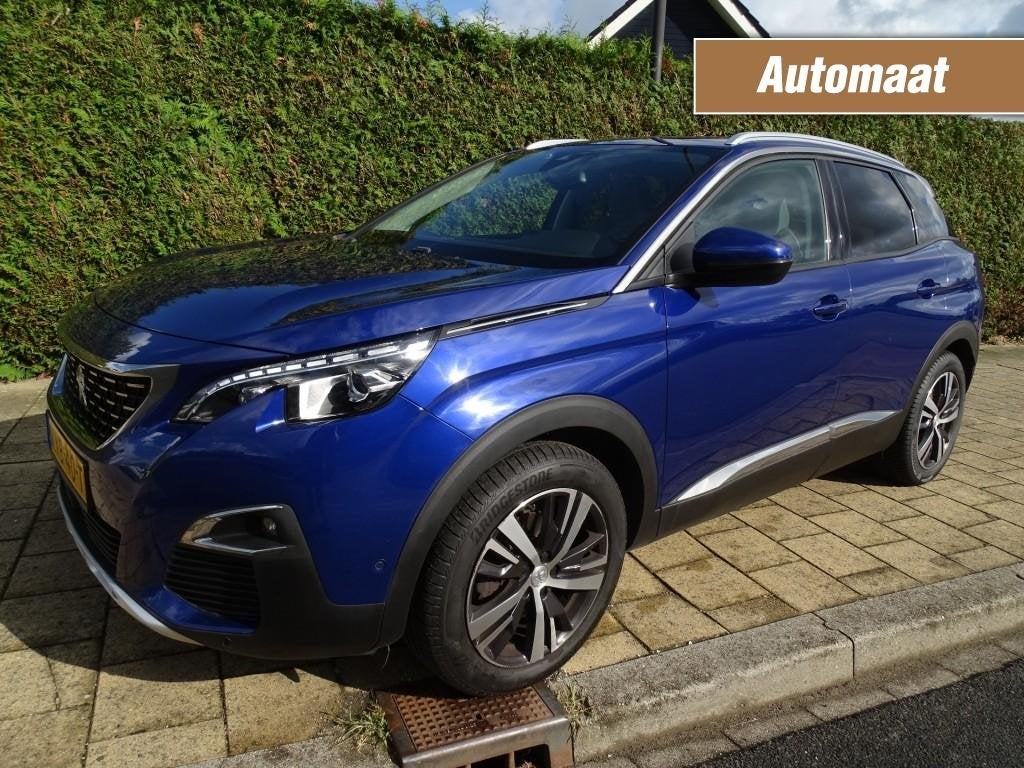 Peugeot 3008 1.2 PT 130pk-BL PREM AV-Blth-, Gebruikt, 1199 cc, Met garantie (alle), Blauw