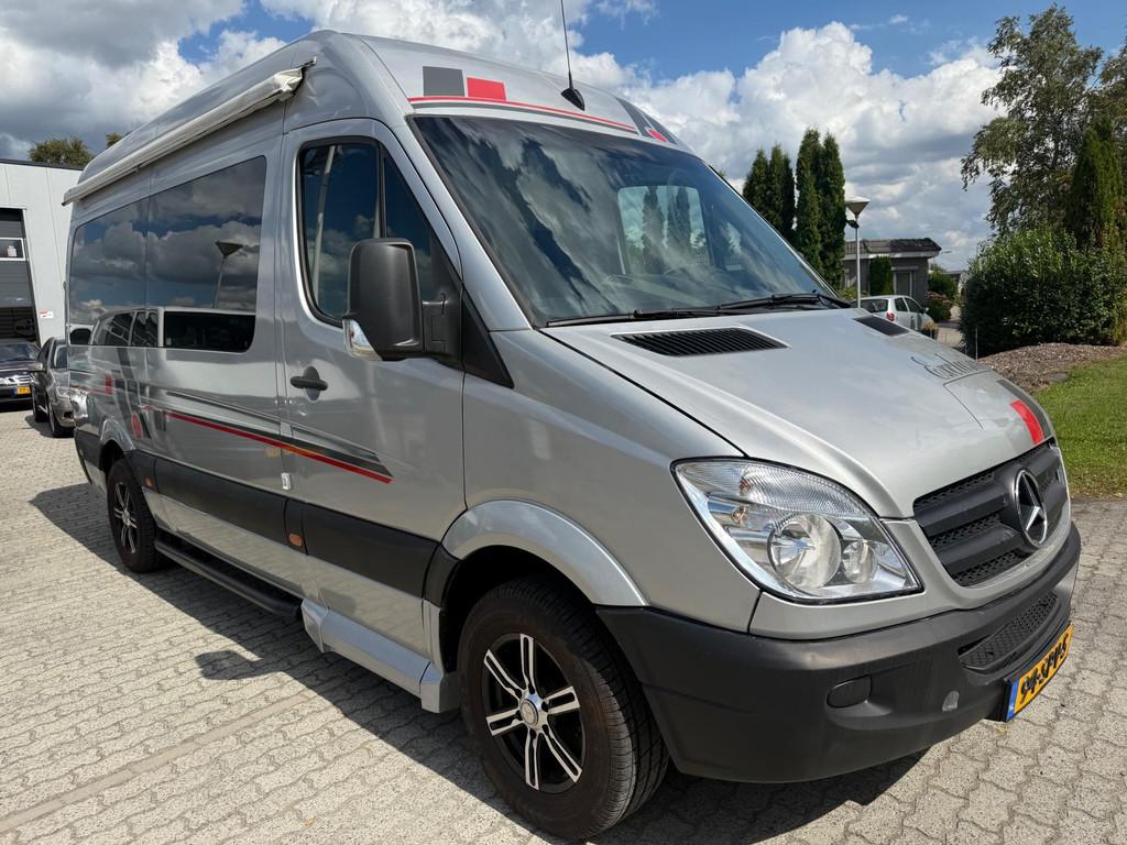 Mercedes-Benz Sprinter 313 2.2 CDI 366 bus camper airco, Caravans en Kamperen, Campers, Automaat, Buscamper of Camperbus, Mercedes-Benz