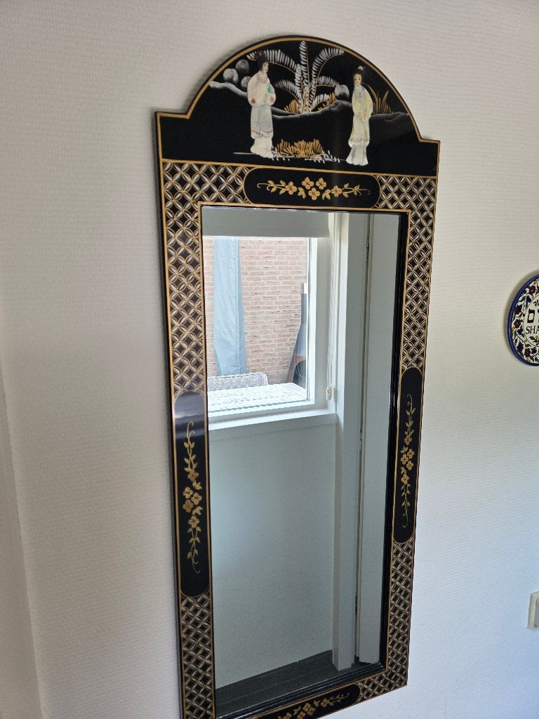 Chinese spiegel in Chinoiserie-stijl, Antiek en Kunst, Ophalen