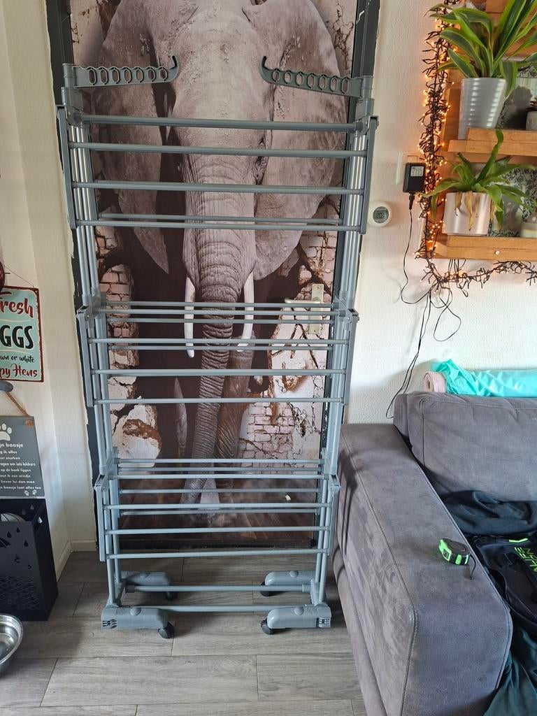 grijs droogrek - Handig en ruimtebesparend, Ophalen, Nieuw, Minder dan 85 cm