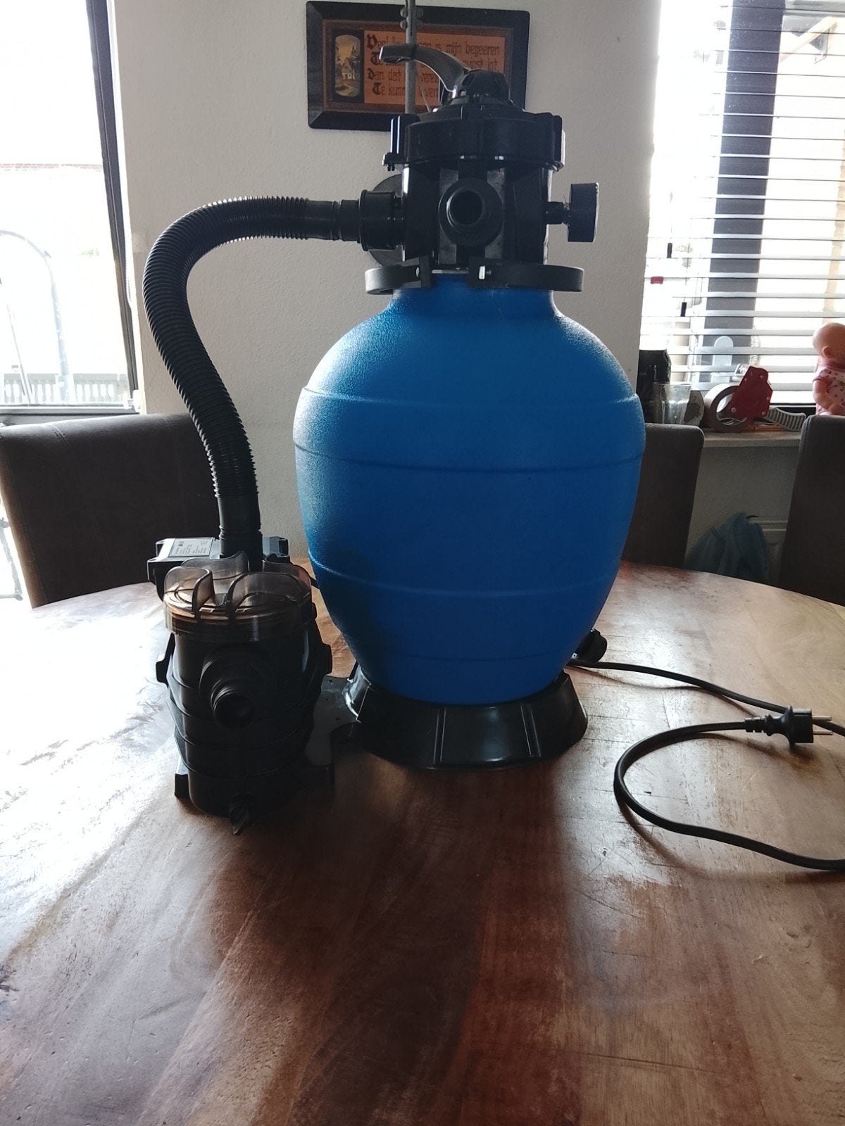 Tillvex Zandfilterpomp 13500L/H - Zo goed als nieuw, Tillvex, ., Ophalen of Verzenden, Zo goed als nieuw