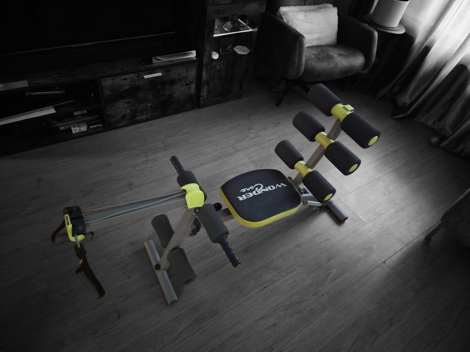 Wonder Core Fitness Apparaat, Ophalen, Zo goed als nieuw, Benen, Fitnessbank