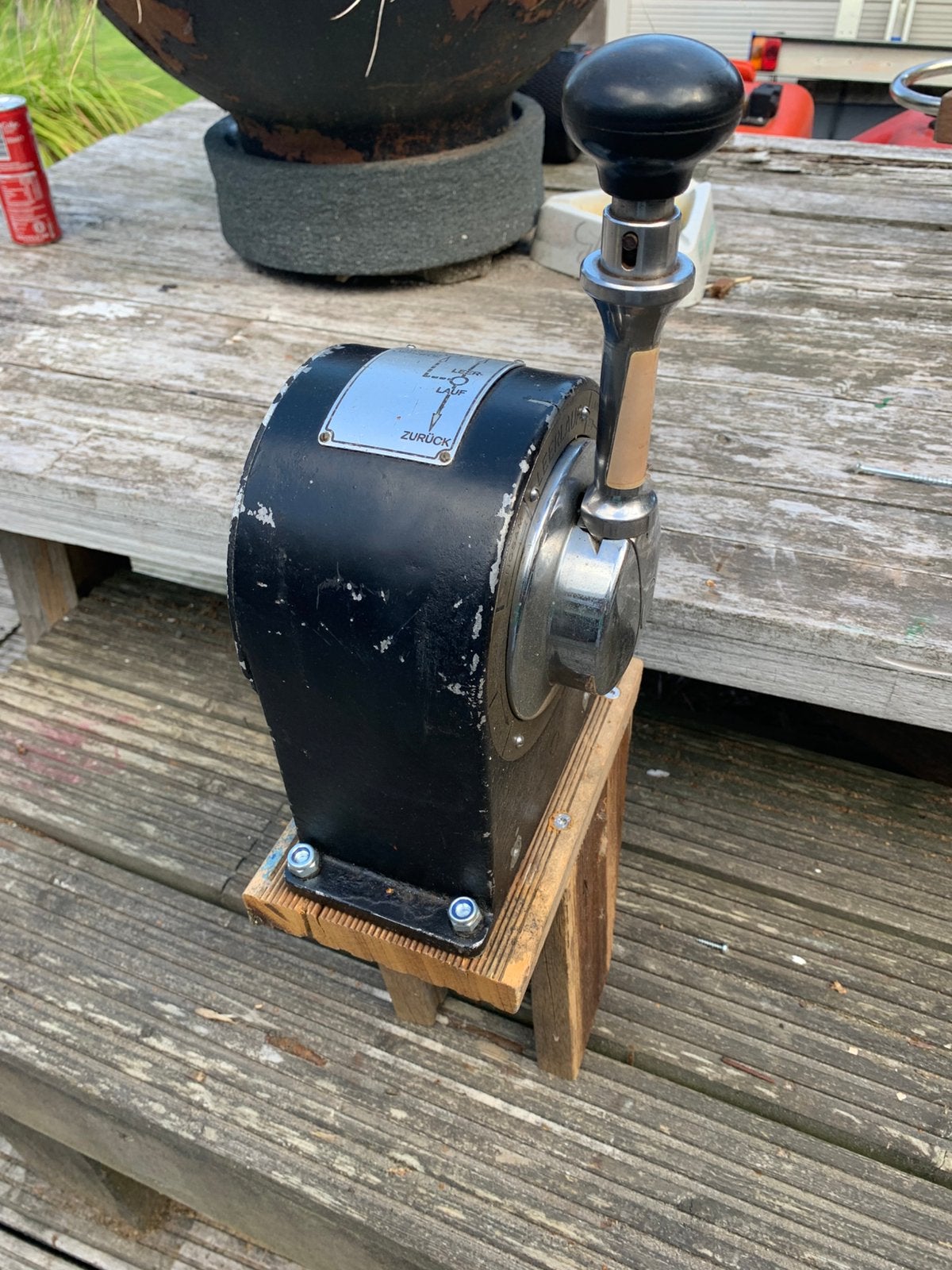 Gashendel/ oude gashendel/ duits.., Ophalen, Gebruikt, Motor en Techniek, Motorboot