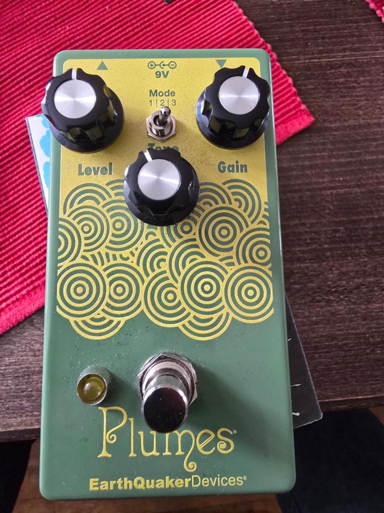 EarthQuaker Devices Plumes Small Signal Shredder Overdrive, Muziek en Instrumenten, Effecten, Ophalen of Verzenden, Zo goed als nieuw