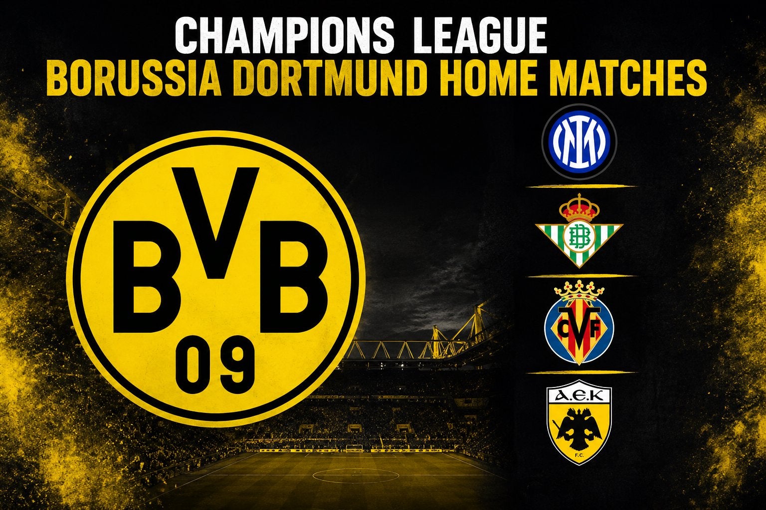 Borussia Dortmund | Champions League 2026, Twee personen