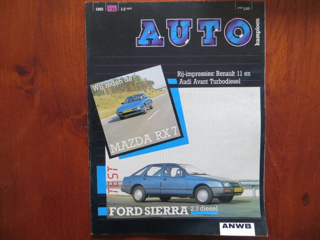 Autokampioen 13 1983 Mazda RX7, Renault 11, Ford Sierra XR4i, Ophalen of Verzenden, Nieuw, Renault