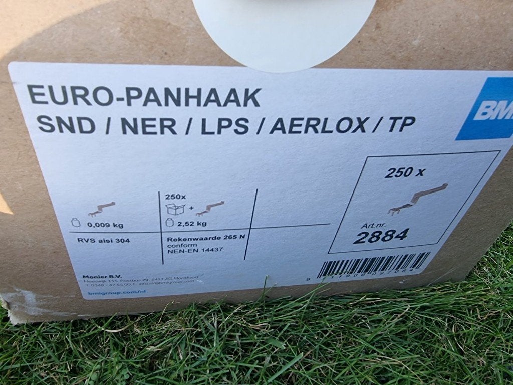 Monier euro-panhaak, Steen of Klei, Nieuw, Ophalen of Verzenden, Minder dan 5 m²
