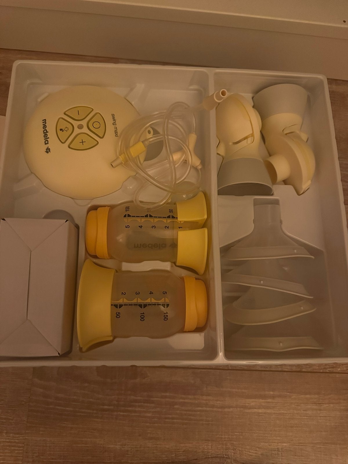 Medela Swing Maxi dubbele borstkolf, Medela, Borstkolf, Ophalen of Verzenden, Zo goed als nieuw