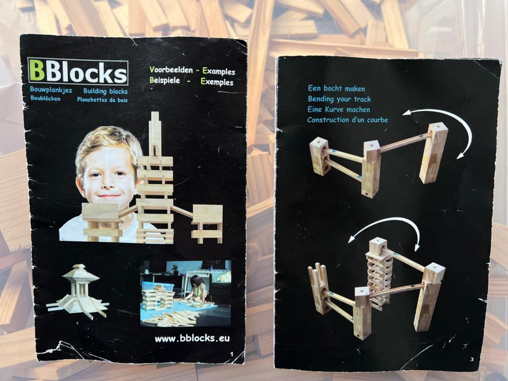 Houten knikkerbaan Bblocks, Kinderen en Baby's, Ophalen, Gebruikt