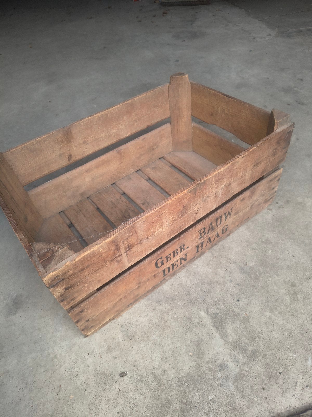 Houten kist "Den Haag", Huis en Inrichting, Minder dan 50 cm, Gebruikt, 50 tot 100 cm, Ophalen of Verzenden