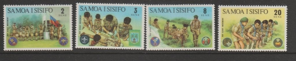 TSS Kavel 9.50042 Samoa Pf minr 276-279 scouting, Ophalen, Postfris