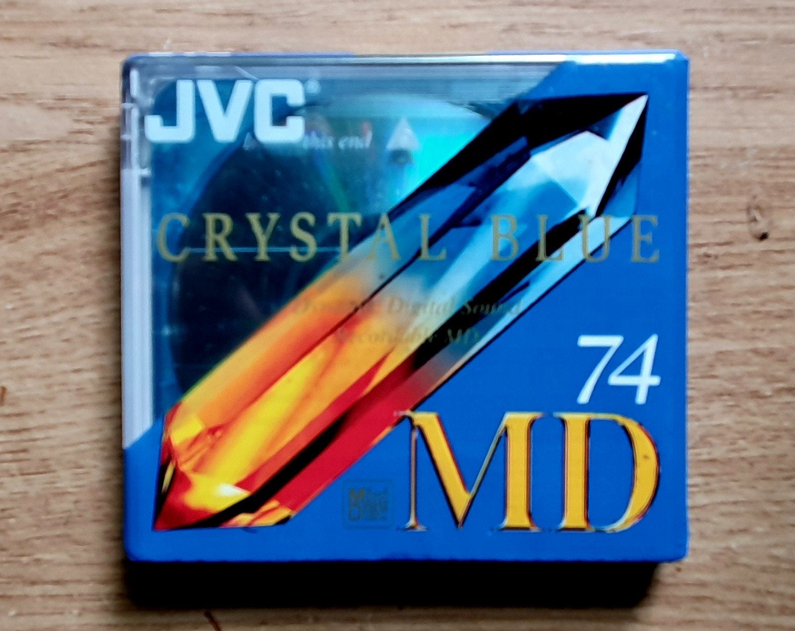 JVC Crystal Blue MD 74 Minidisc    Nieuw in verpakking, Ophalen of Verzenden, Nieuw in verpakking