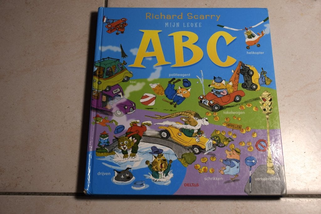 Mijn leuke ABC Richard Scarry, Ophalen of Verzenden, Zo goed als nieuw, Fictie algemeen, Voorleesboek
