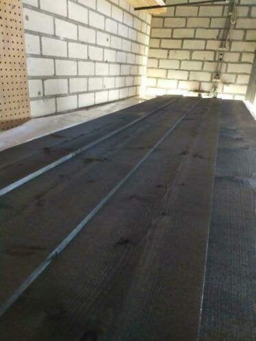 Zweeds Rabat 2x zwart gespoten, Ophalen, Nieuw, 250 cm of meer, Planken