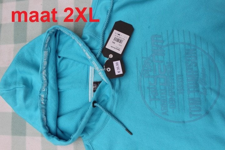 Tom Tompson  heren hoodie mt 2XL XXL nieuw met kaartje, Nieuw, Overige maten, Tom Tompson, Verzenden