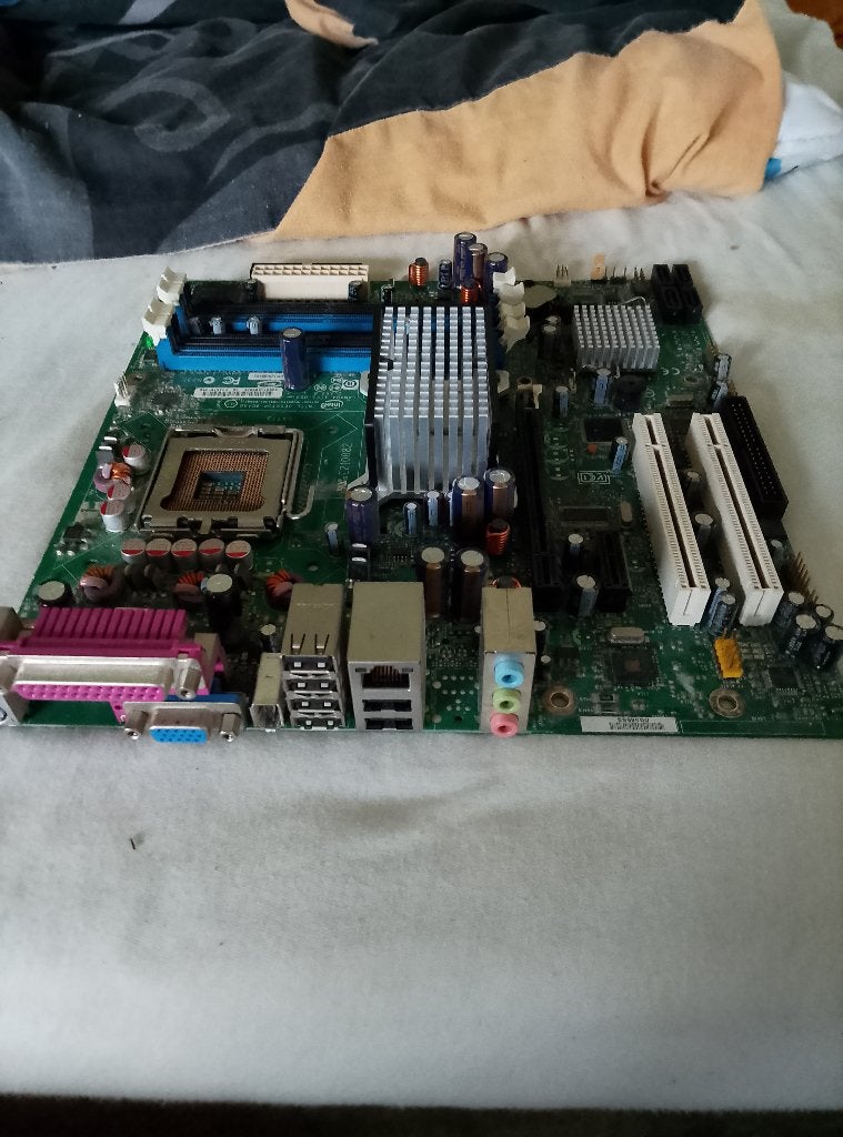 Intel DQ965GF Desktop Board, Computers en Software, Moederborden, Gebruikt, Intel, DDR2, Ophalen of Verzenden