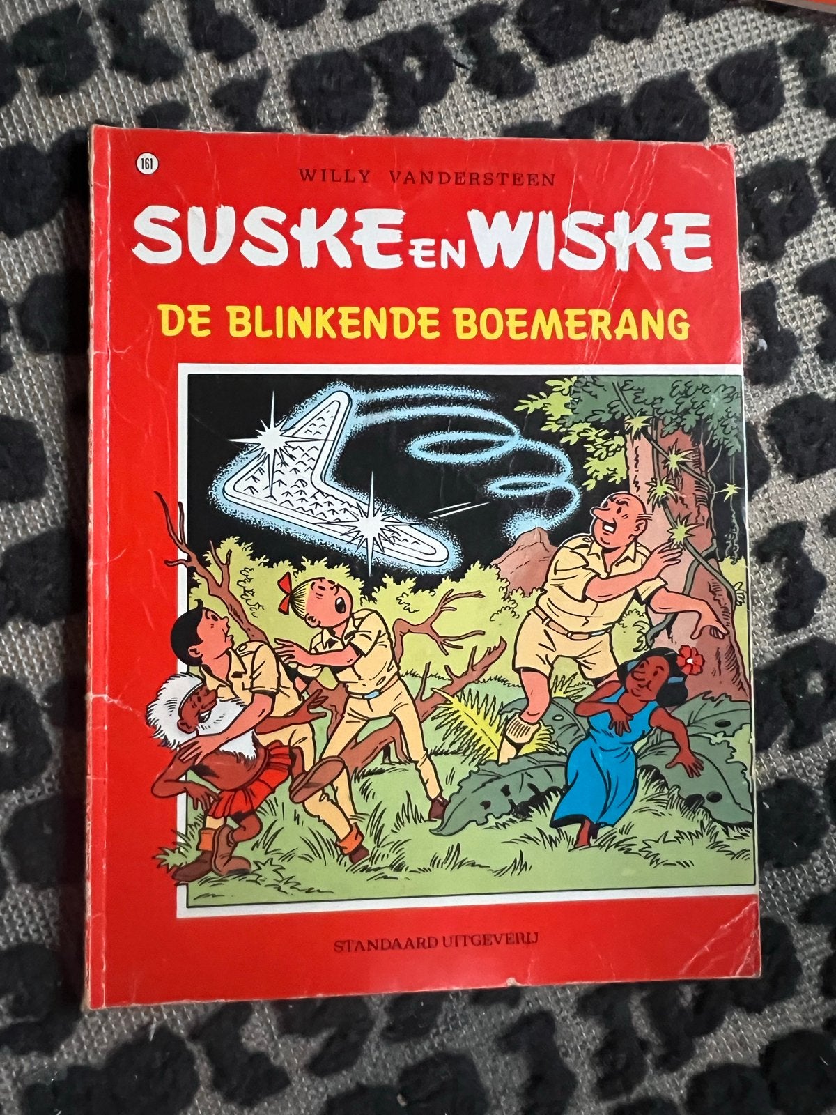 Suske en Wiske - De Blinkende Boemerang (nr. 161), Eén stripboek, Ophalen of Verzenden, Gelezen