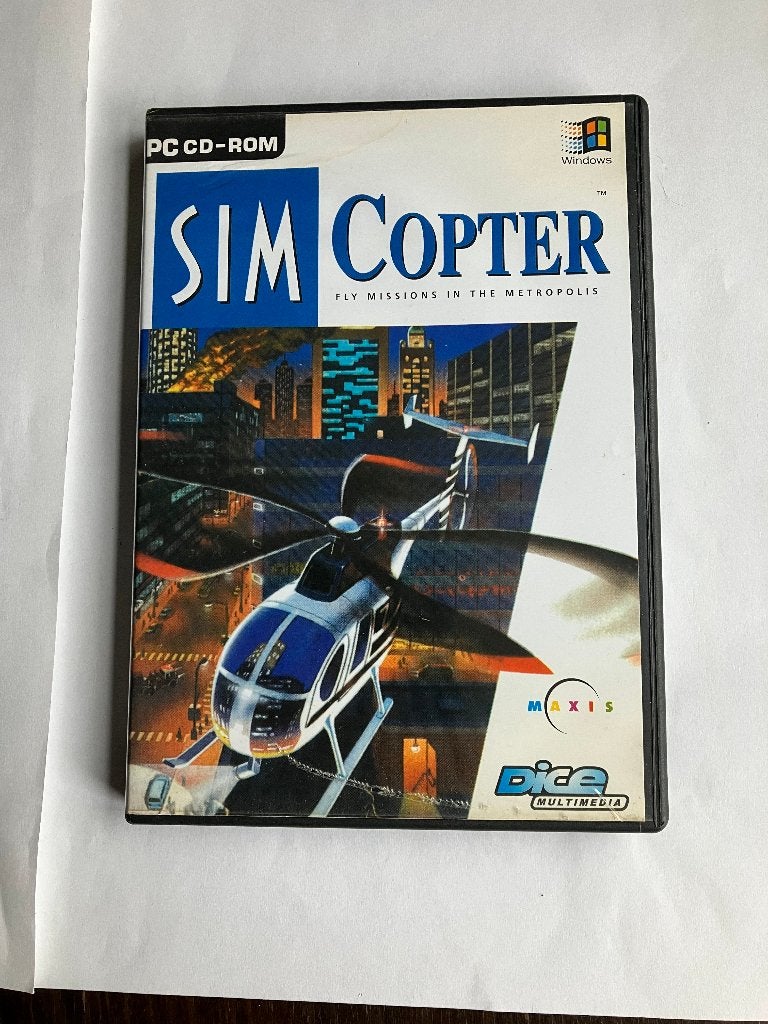 simcopter pc game simulator, 1 speler, Ophalen of Verzenden, Zo goed als nieuw, Vanaf 3 jaar