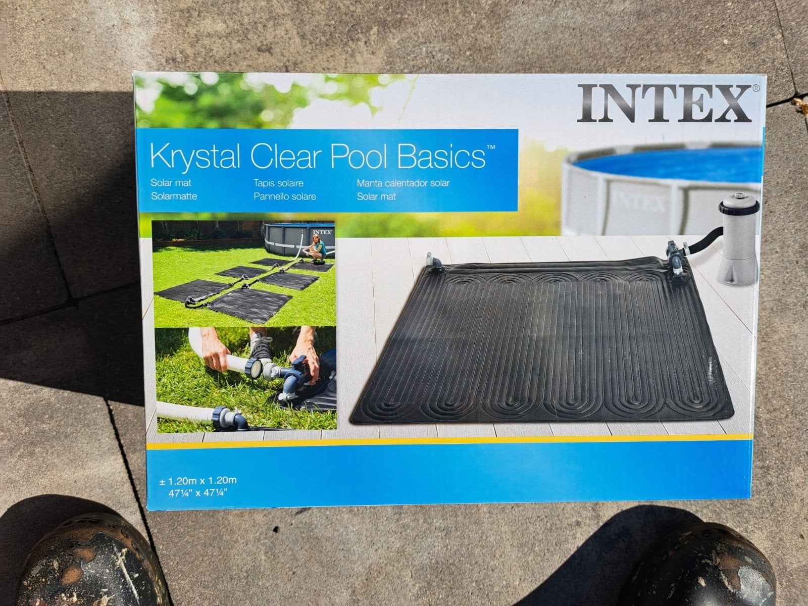 INTEX SOLAR MAT zwembadverwarming 2x, Ophalen of Verzenden, Nieuw